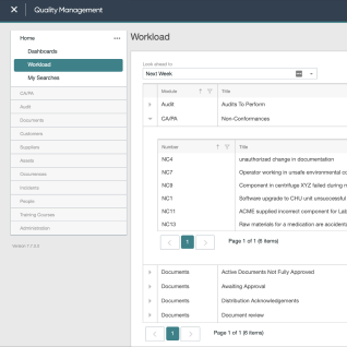 Legacy workload interface